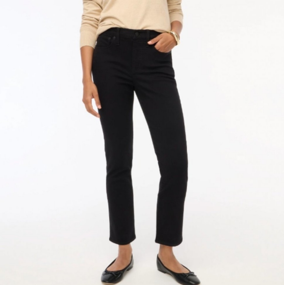 J. Crew Factory Black Straight Leg Jeans